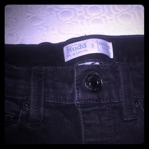 Black Flex stretch skinny jeans